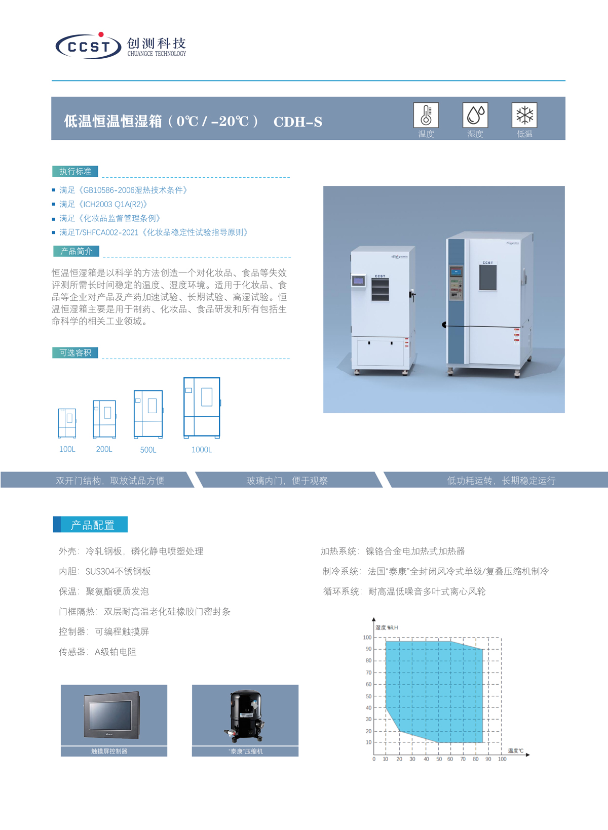 低溫恒溫恒濕箱產品特點